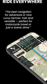 Stegra.io - Motorfiets GPS screenshot