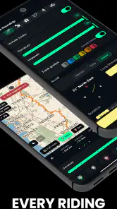 Stegra.io - Motorfiets GPS screenshot