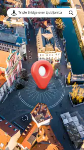 Street View-kaart en navigatie screenshot