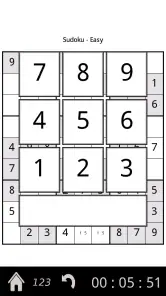 Sudoku screenshot