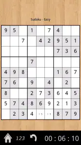 Sudoku screenshot