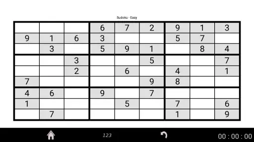 Sudoku screenshot