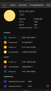 Sun Surveyor (Zon & Maan) screenshot
