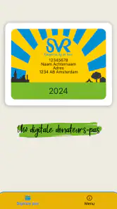 SVR-Donateurspas screenshot