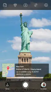 Tagofy- Geotag Kaart Camera screenshot