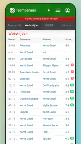 Teambeheer Darts screenshot