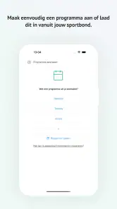 Teamy: app voor sportteams screenshot
