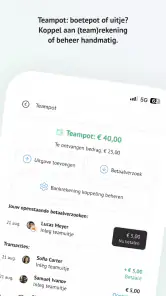 Teamy: app voor sportteams screenshot