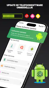 Telefoon Software Update App screenshot