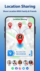 Telefoonnummer Locatie screenshot