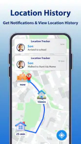 Telefoonnummer Locatie screenshot