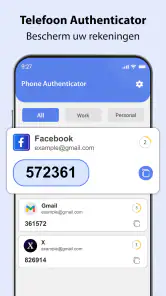 Telefoonverificatie – 2FA screenshot