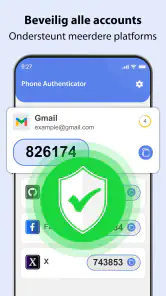Telefoonverificatie – 2FA screenshot