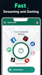 Tetra VPN - snel proxy screenshot