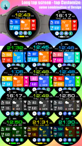 Tiles Window Watch Face NTV556 screenshot