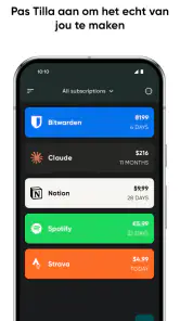 Tilla Premium screenshot