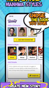 Toonly: AI Story & Comic Maker screenshot