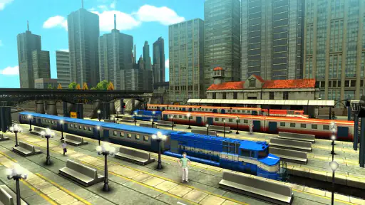 Train Racing Games 3D 2 Player screenshot