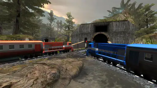Train Racing Games 3D 2 Player screenshot