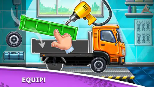 Truckgames voor kinderen Bouw screenshot