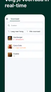 Tunder · POS · Verkooppunt screenshot