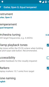 Tuner - gStrings screenshot