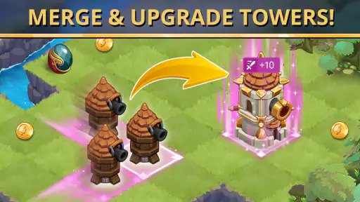 Twilight Towers: Merge Defense screenshot