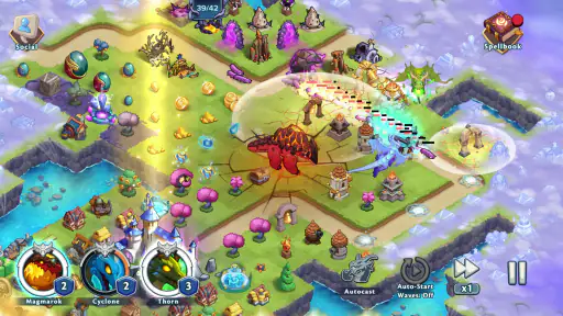 Twilight Towers: Merge Defense screenshot