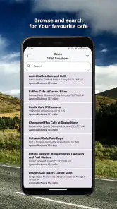 U.K. Biker Cafes screenshot