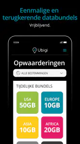 Ubigi: Reis-eSIM & dataplan screenshot