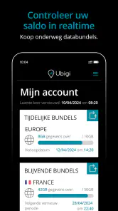 Ubigi: Reis-eSIM & dataplan screenshot