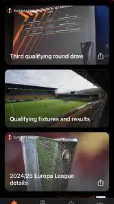 UEFA Europa League Official screenshot