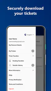UEFA Mobile Tickets screenshot