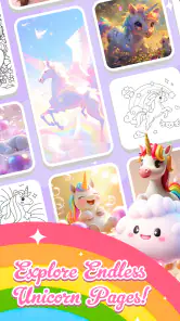 Unicorn Coloring Wonderland screenshot