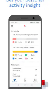 uniFLOW Online Print & Scan screenshot