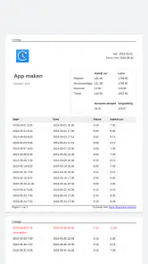 Uren App screenshot