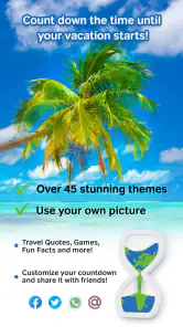 Vakantie Countdown App screenshot