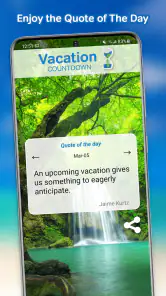 Vakantie Countdown App screenshot