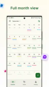 Vakantiekalender screenshot