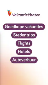 VakantiePiraten: Budget Reizen screenshot
