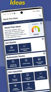 VectorVest Stock Advisory screenshot