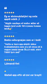 Veðrið - Veður á Íslandi screenshot