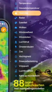 Ventusky: Weer & Buienradar screenshot