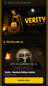 Verity Mod for Minecraft PE screenshot
