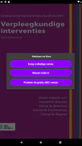 Verpleegk. interventies (NIC) screenshot