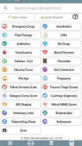 Vetcalculators screenshot