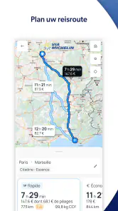 ViaMichelin GPS, Kaarten screenshot