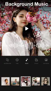 Videomaker met foto en muziek screenshot