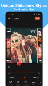 Videomaker muziek Video-editor screenshot