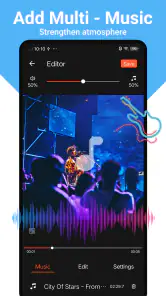 Videomaker muziek Video-editor screenshot